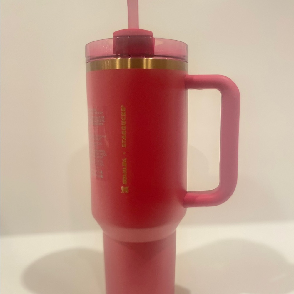 Starbucks Red Tumbler with Straw
